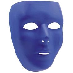 Blue Full Face Mask - The Base Warehouse Venetian Costume, Plastic Mask, Blue Face Mask, Blue Mask, Diy Balloon Decorations, Half Mask, Balloon Shop, Blue Face, Halloween Costume Shop