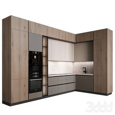 a kitchen with an oven, sink and cabinets