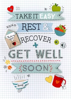 the home and garden essentials guide to take it rest and recover get well soon