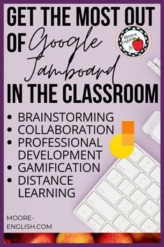 a poster with the words 5 ways to use google classroom in the classroom