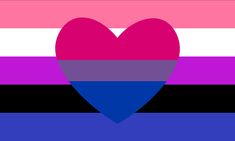 a heart is painted in the colors of the rainbow and blue, pink, purple, and black