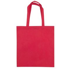 Features recyclable 80gsm Non-Woven Polypropylene material with 1.25" x 24" Handles and a front pocket. Custom Motly Non-woven Tote Bag in Red | Totes | Non-Woven Totes | Flat Meeting Totes Red Fabric Bag For Everyday Use, Red Recyclable Bags For Everyday Use, Cheap Red Shopping Bags, Red Fabric Bag For Daily Use, Red Reusable Everyday Bag, Red Reusable Bag For Daily Use, Red Versatile Shopping Bag, Eco-friendly Red Bag For Everyday Use, Merah Maroon