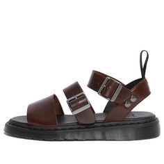 Dr. Martens Gryphon Brando Unisex Charro Brando Gladiator Sandals Dark Brown 15695230 (Leather/Thick Sole) Dr Martens Gryphon, Doc Martens, Dr. Martens, Gladiator Sandals, Dark Brown, Sandals, Leather