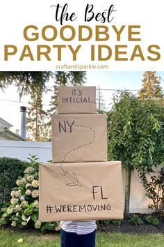 the best goodbye party ideas from craft and sparkle