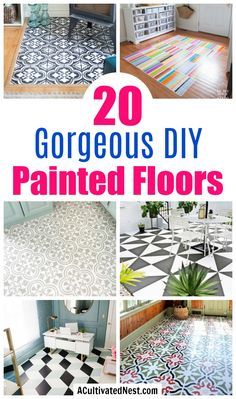 the top 20 gorgeous diy painted floors that you can use to decorate your home