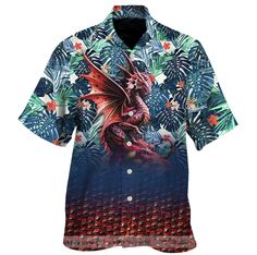 Dragon Hawaiian Shirt Tropical Dragon Looking for a stylish and unique shirt for your next vacation or beach day? Look no further than our 3D sublimation printed Hawaiian shirt! Also known as an aloha shirt or Hawaii shirt, this colorful and eye-catching piece is sure to turn heads. Made with high-quality materials along with  and [...] Hawaiian Shirt With Sublimation Print, Hawaiian Camp Shirt With Sublimation Print, Multicolor Vacation Shirt With All Over Print, Hawaiian Shirt With Sublimation Print For Vacation, Hawaiian Short Sleeve Shirt With Sublimation Print, Hawaiian Shirt With Sublimation Print And Short Sleeves, Hawaiian Camp Shirt With Custom Print, Tropical Hawaiian Shirt With Sublimation Print For Beach, Sublimation Print Hawaiian Shirt For Beach Season