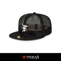 in stock Black Flat Brim Hat For Baseball Season, Black Mesh Hat For Streetwear, Black Mesh Baseball Cap With Flat Brim, Black Mesh Hat With Flat Brim, Black Mesh Casual Snapback Hat, Black Mesh Back Snapback Hat For Streetwear, Black Mesh Flat Brim Baseball Cap, Adjustable Black Mesh Hat, Black Adjustable Mesh Hat