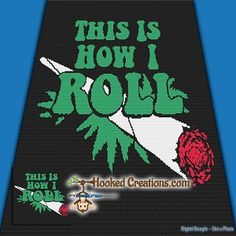 this is how i roll cross stitch pattern by hooked creations on etsyle com