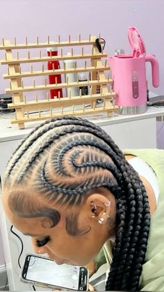 7 Cornrow Braids, Ten Feedin Braids, Edges On Cornrows, Knee Length Stitch Braids, Six Straight Back Feed In Braids, Unique Straight Back Braids, 9 Stitch Braids, Brading Hairstyles Teens