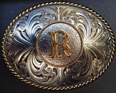 Shop Western initial belt buckle with elegant silver & gold colored oval belt buckle from Wild West Living. Find the perfect buckle when you shop western initial belt buckles. Get the best deal here. Western Picture Frames, Smith And Western, Western Sculpture, Western Rings, Western Posters, Western Bracelets, Western Prints, Western Bedding, Western Cross