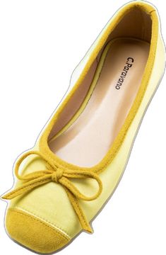 Spring Flats With Suede Lining And Round Toe, Suede Ballet Flats For Spring, Spring Suede Ballet Flats, Elegant Summer Suede Flats, Elegant Suede Flats For Summer, Summer Formal Suede Flats, Heel Grips, Blue Ivory, Yellow And Brown