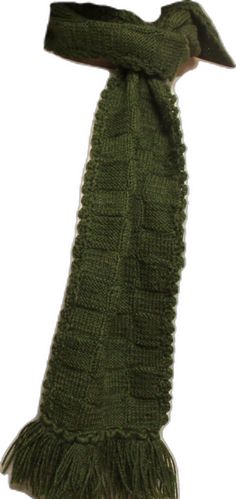 Green Scarf Hand Knit - nw-camo Casual Green Knit Knitting Pattern, Casual Alpaca Knitting Pattern, Green Casual Knitting Pattern, Casual Green Knitting Pattern, Casual Wool Knitting Pattern, Green Scarf, Green Hand, 6 Inches, Hand Knitting