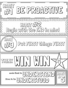 a black and white poster with words that say, be proactive begin with the end