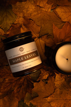 Maple Leaves captures the essence of a crisp autumn stroll, blending the sweet aroma of maple sap with the earthy scent of crunching golden and russet leaves. Made with the utmost care, each soy-candle is poured by hand and is free from harmful chemicals like lead and phthalates. Our non-toxic scents are derived from premium essential oils and Prop 65-compliant fragrance oils, ensuring a clean and refreshing burn. Linen Spray Essential Oils, Candle Obsession, Natural Candle, Endocrine Disruptors, Autumn Candle, Earthy Scent, Hand Poured Soy Candles, Natural Candles, Autumn Collection