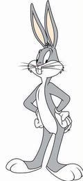 an image of a cartoon rabbit holding his hands on his hips and looking at the camera