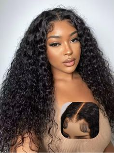 PRICES MAY VARY. 1.Human Hair Wig Material:glueless wigs human hair pre plucked pre cut 100% 12A Premium Unprocessed Virgin Human Hair, Collect from Young Girl Donors. Easy to dye and bleached. No Shedding and Tangle Free. 2. Upgrade invisible knots Glueless Wig:Human hair wig Pre bleached clean invisible knots more natural than tiny lace. Say Goodbye to Poorly Designed Unnatural Wig. 3. Upgrade 7x5 Lace: UNice human hair wig Upgrade 6x4 lace to 7x5 Larger HD Lace Promises Versatile Styling Choi Middle Part Wet And Wavy Wig, Human Lace Front Wigs, Wig Material, Wavy Wigs, Glueless Wigs, Lace Front Wigs Human Hair, Glueless Wig, Deep Curly, Remy Hair Extensions