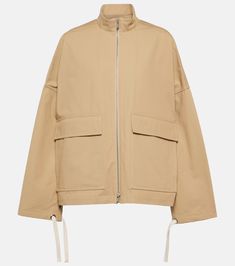 Spring Outerwear, Cropped Trench Coat, Cotton Twill Jacket, Khaki Trench, Short Trench Coat, Grey Trim, Twill Jacket, Trench Jacket, Favorite Daughter