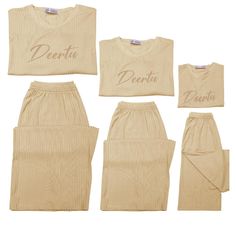 This matching family pajama set features classic letters printed in short sleeves tops and capri pants, making these Pj's perfect for daily wear. Matching PJs are made from a soft and long-lasting material. It's excellent elasticity for a perfect fit, skin friendly, breathable, comfortable, and soft wear. Perfect comfy pajamas for daily family party pictures, lounging on movie night, gift-giving traditions, and breakfast with Santa. Great for Gifting and Family Holiday Photos! They'll wear these Breakfast With Santa, Comfy Pajamas, Family Pajama Sets, Matching Pjs, Family Holiday Photos, Pajamas Comfy, Party Pictures, Matching Family Pajamas, Pajama Pant