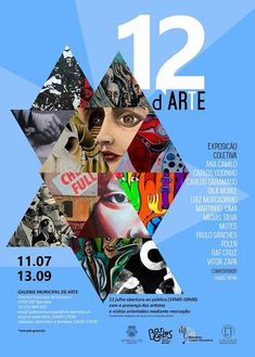 a poster for the 12th art fair in barcelona, spain on may 13, 2009