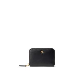 Designed with a compact silhouette this continental wallet is crafted from supple full-grain leather—which is distinguished by its naturally smooth finish—and embellished with a polished metal logo for a sophisticated Lauren Ralph Lauren accessory. Christmas Reference, Ralph Lauren Wallet, 2024 Christmas, Black Wallet, Metal Logo, Reference Photos, Christmas Wishlist, Metallic Logo, Small Leather Goods