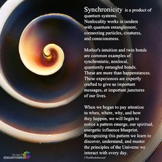 an image of a spiral that has been made into a poem