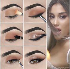 Gentle Eye Makeup, Winter Eyeshadow Looks Brown Eyes, Folklorico Makeup, Natural Eye Makeup Step By Step, Make Up Diy, Makeup Zombie, Natural Eye Makeup Tutorial, Makeup Pictorial, Makeup Tip