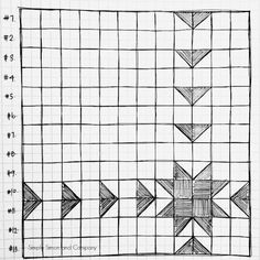 a graph drawing of an arrow pattern