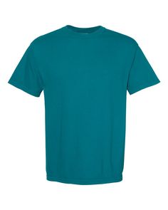 Adult Heavyweight RS T-Shirt - TOPAZ BLUE - S | Comfort Colors Adult Heavyweight T-Shirt in Topaz Blue Size Small | Cotton 1717, C Bella Canvas Tees, Comfort Color, Dyed Fabric, Comfy Tees, Dye T Shirt, Tee Shop, Online Design, Men Short Sleeve, Comfort Colors