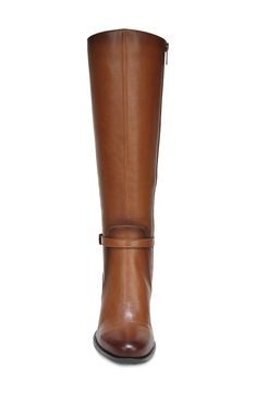 This chic, tall boot on a stacked heel transitions from day to night seamlessly with anatomically sculpted cushioning that keeps you comfy. Style Name:Naturalizer Kalina Boot (Women). Style Number: 6103981. Elegant Tall Heeled Boots With Stacked Heel, Elegant Wide Calf Tall Boots, Elegant Tall Brown Boots, Classic Knee-high Boots With Medium Width, Elegant Tall Boots With Block Heel, Tall Leather Heeled Boots With Reinforced Heel, Formal Tall Boots Medium Width, Elegant Wide Calf Knee-high Boots With Stacked Heel, Elegant Wide Calf Boots With Stacked Heel