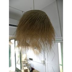 a large piece of grass hanging from the ceiling