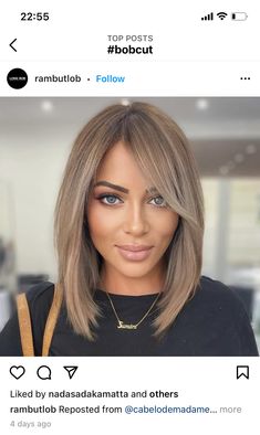 Hairstyles For Round Face, Short Hair Hairstyles, Hair Medium, Amazing Hair, Hair Coloring, Short Hairstyle, Mid Length Hair, Summer Hair Color