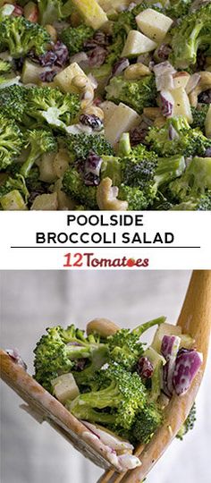 broccoli salad with potatoes and other vegetables