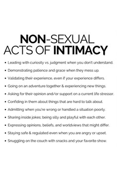 Discover the art of non-sexual intimacy in relationships! Explore meaningful acts that foster emotional connection and deepen bonds. From heartfelt conversations to shared laughter, these gestures nurture love. Elevate your relationship with simple, profound moments. Dive into the essence of emotional closeness and strengthen your connection today. 💑✨ #NonSexualIntimacy #RelationshipBuilding #LoveWithoutLimits #EmotionalConnection #HeartfeltMoments #DeepenYourLove #IntimacyMatters #RelationshipGoals Emotional Closeness, Strengthen Relationship, Relationship Needs, Emotional Connection With Husband, Emotional Intimacy, Tips To Improve Intimacy, Questions To Create Emotional Intimacy, What Blocks Intimacy, Creating Intimacy In A Relationship