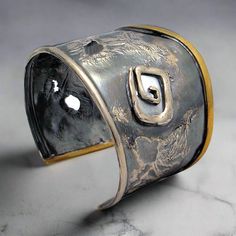 This handcrafted Sterling silver Cuff bracelet is decorated with black patina (oxidation) a famous Greek Traditional Technique used for  accenting recesses and Design Technology, Sterling Silver Cuff Bracelet, Sterling Silver Cuff, Bracelet Collection, Silver Cuff Bracelet, Silver Cuff, The View, Chain Link Bracelet, Precious Metals