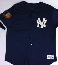 a baseball jersey with the new york yankees on it