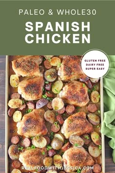 Paleo Whole30 Spanish Chicken Amazing Slow Cooker Recipes, Gluten Free Chicken Recipes, Spanish Chicken, Best Paleo Recipes, Whole30 Dinners