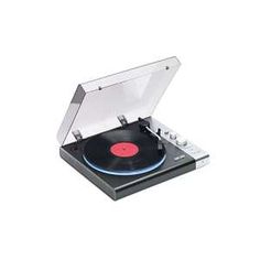 an old record player with its turntable open and ready to play the vinyl album