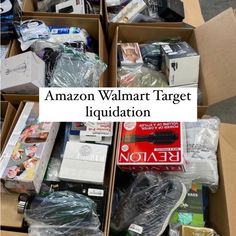 the amazon walmart target is in its box and it's packed with items