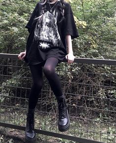 Looks Black, Grunge Goth, Gothic Outfits, Outfit Shoplook