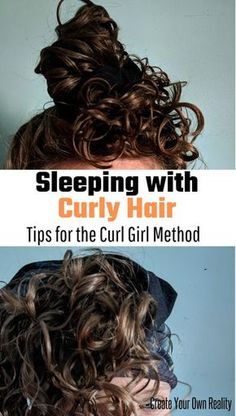 Sleep With Curly Hair, Sleeping With Curly Hair, The Curly Girl Method, Hair 50, Curly Hair Overnight, How To Sleep, Curly Girl Method, Hair Help, Curly Hair Inspiration