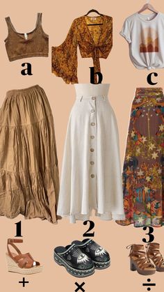 boho aesthetic ✨️ #pickone#boho Hippy Boho Aesthetic, Boho Hourglass Outfits, Old Money Boho Aesthetic, Earthy Chic Outfits, Boho Cottagecore Outfits, Boho Earthy Style, Vintage Boho Outfits, Boho Astethic