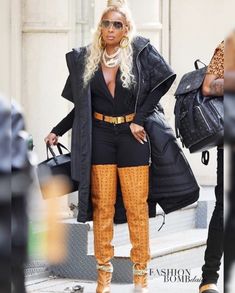 Brown Thigh Boots, Misa Hylton, Cognac Belt, Celebrity Boots, Hip Hop And R&b, Thigh Boot