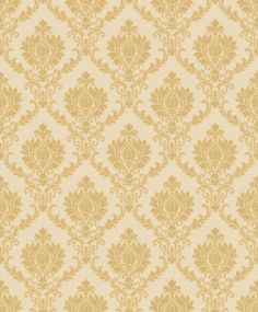 Damasco Wallpaper in Yellow/Neutrals English Cottage Bedroom, Italian Wallpaper, Lace Wallpaper, Damask Wall, Aesthetic Lockscreens, Wedding Planning Decor, Italian Culture, Beautiful Wallpaper, Traditional Home