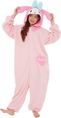 Sanrio My Melody Pajama Costume Cosplay Fleece Kigurumi For Adult 5'4" To 5'7" | eBay Pyjamas Onesie, One Piece Costume, Adult Onesie Pajamas, Pajama Costume, Onesie Costumes, Animal Onesie, Couples Outfit, Unisex Onesies, Animal Costumes