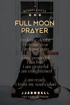 Looking for a full moon ritual that will supercharge your manifesting? I am excited to share my personal full moon ritual with you on the crystal press! Full Moon Prayer, Moon Prayer, Moon Ritual, Wiccan Magic, Woo Woo