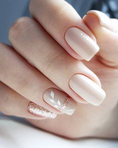 Fall Wedding Nails, Membentuk Alis, Wedding Nail Art Design, Square Nail Designs, Valentine Nails, Fall Nail Art Designs, Nail Art Wedding, Bride Nails