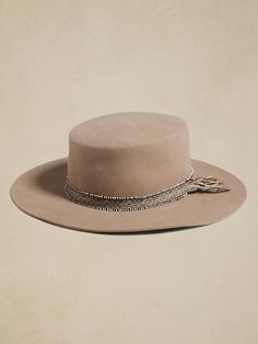 Gaucho Hat | Hampui | Banana Republic Bohemian Wool Hat With Flat Brim, Gaucho Hat, Fall Nyc, Cricut Design Studio, Party Inspo, Bach Party, Free Range, Nyc Fashion, Hat Band