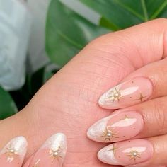 Diy Prom, 2023 Pink, Nails Gold, Gold Nail, Nails Square, Nails Blue, Nails Prom, Pearl Nails