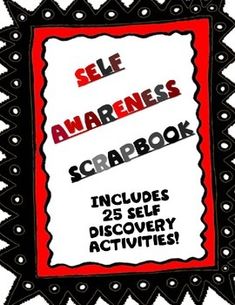 the self awareness scrapbook includes 25 self discovery activities