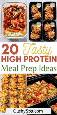 20 tasty high protein meal prep ideas that are easy to make and delicious for the whole family